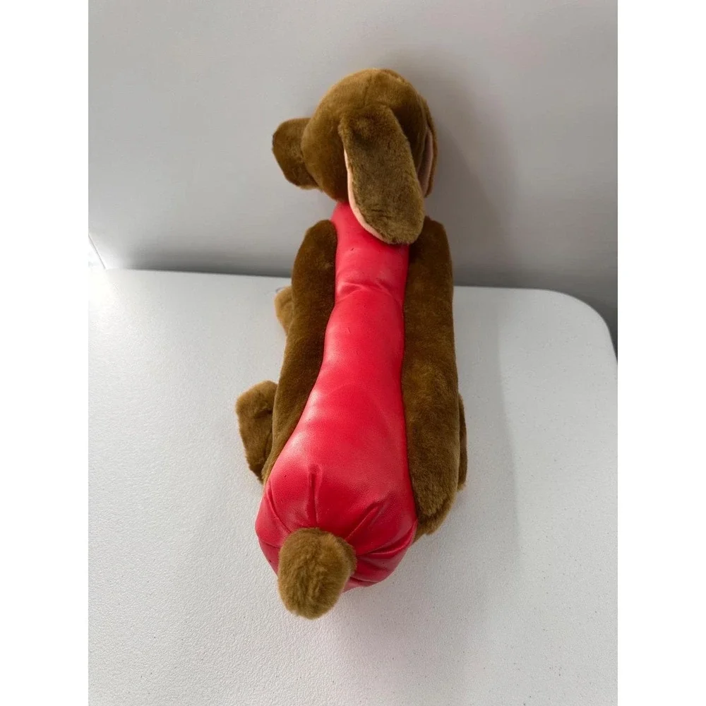 Vintage Allentown Toy Co.‎ Plush & Vinyl Dachshund Dog Stuffed Animal 21